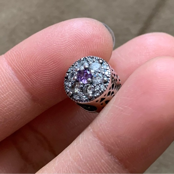 NWOT Forget Me Not Charm Sterling Silver 925 - Picture 6 of 13